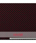 Koshibo-Crespon schwarz mit roten Punkten (4 mm)