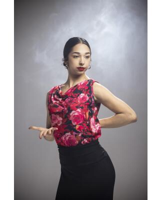 Top Olmue Estampado Einzelstück Größe L