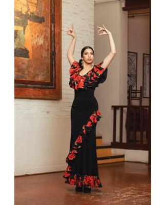 Falda de Flamenco Tarante Crespon