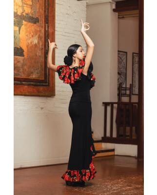 Falda de Flamenco Tarante Crespon