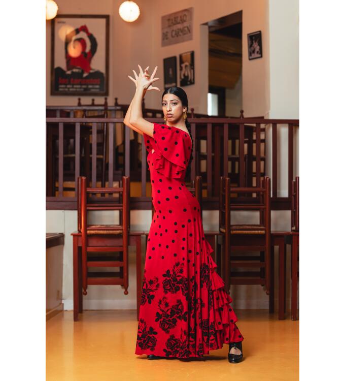 Vestido de Flamenco Temple Estampado