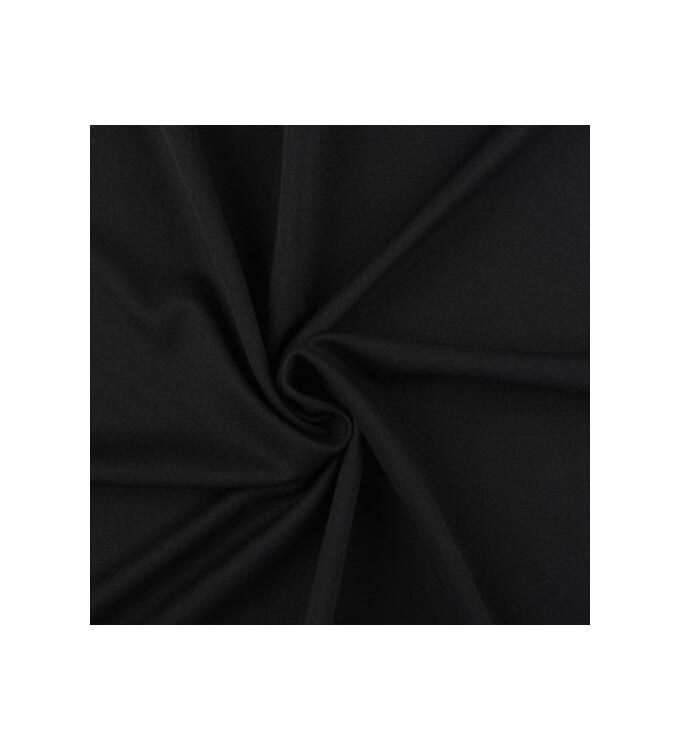 Polyesterjersey (Punto) schwarz