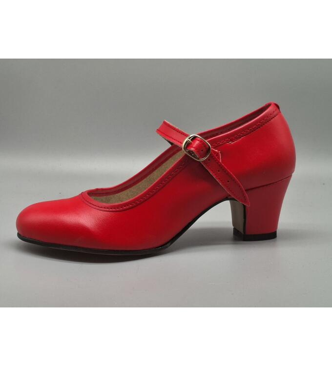 Kinder Flamencoschuh ungenagelt rot (Auslaufmodell)