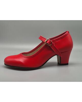 Kinder Flamencoschuh ungenagelt rot (Auslaufmodell)