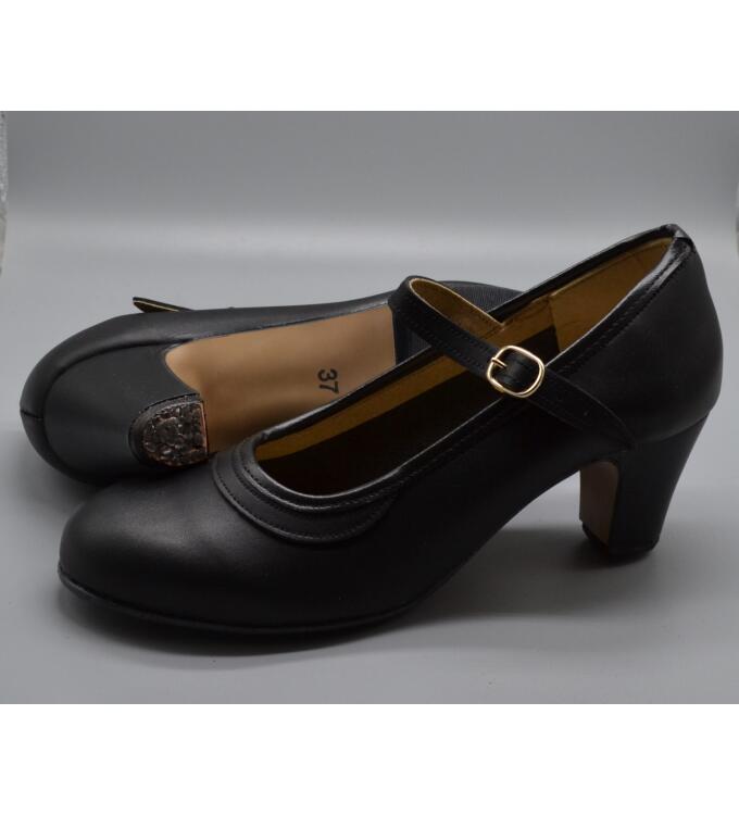 Kinder Flamencoschuh genagelt Einzelpaar Gr. 37 Absatz 5 cm
