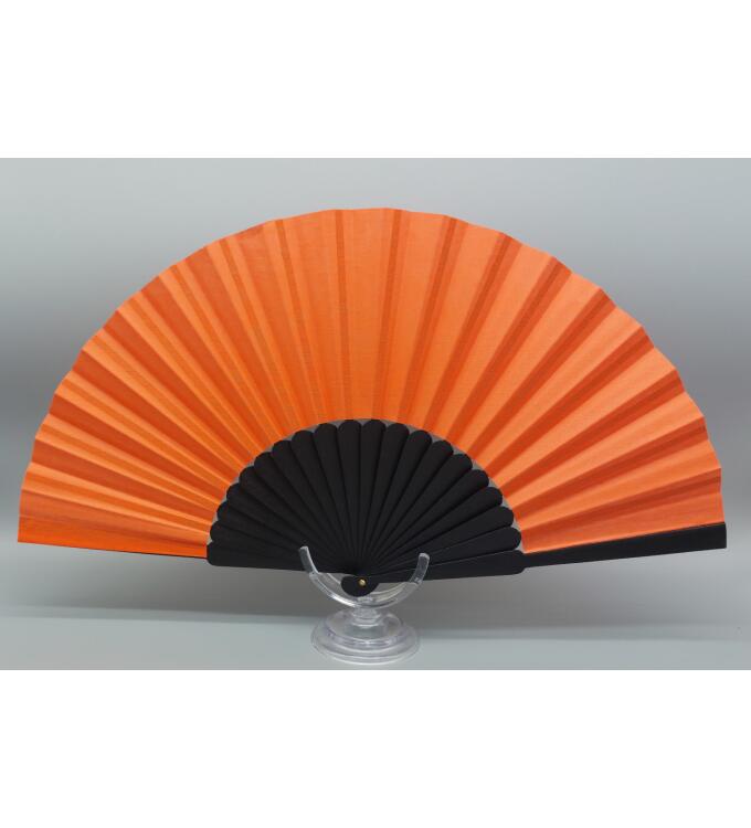 Flamenco practice Fan 32 cm black orange