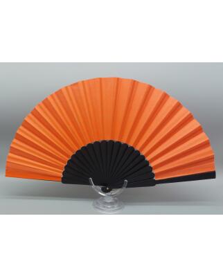 Flamenco practice Fan 32 cm black orange