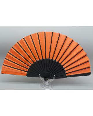 Flamenco practice Fan 32 cm black orange