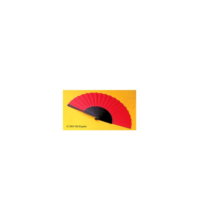 Flamenco practice Fan 32 cm black lilac