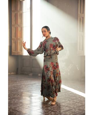 Flamenco Skirt Cala estampado