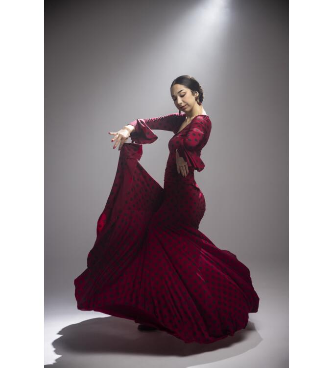 Flamenco Skirt Cala Fajin estampado