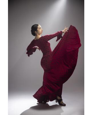 Flamenco Skirt Cala Fajin estampado