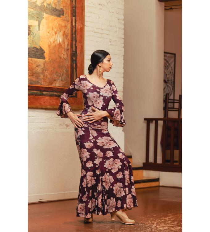 Flamenco Skirt Ogalla estampado