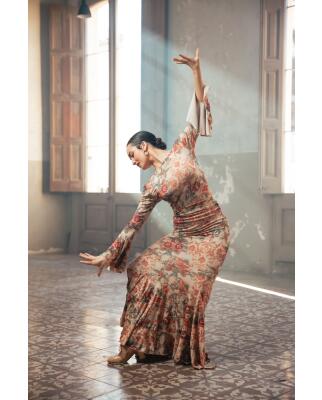 Flamenco Skirt Maule estampado