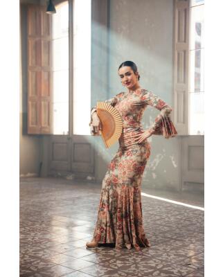 Flamenco Skirt Maule estampado