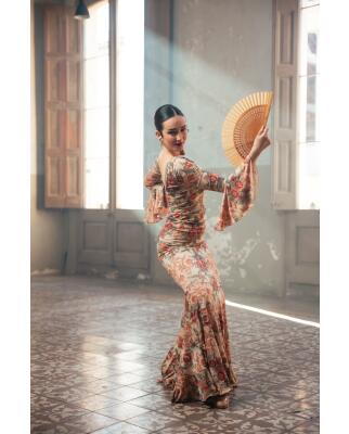 Flamenco Skirt Maule estampado