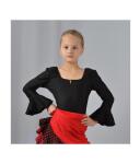 Flonunced Sleeve Leotard "Carmela" girls
