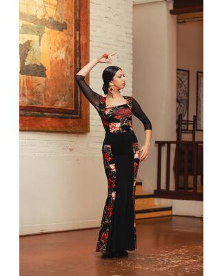 Flamenco Skirt Azabache Davedans