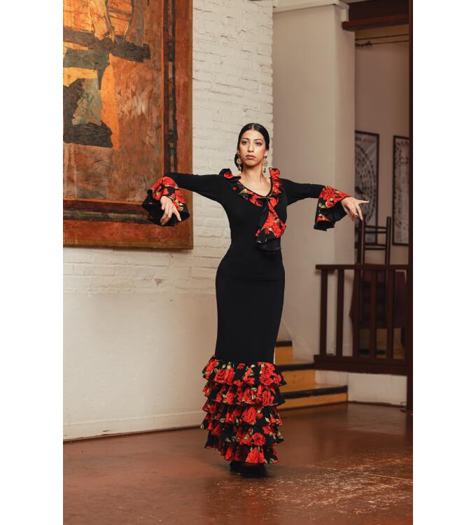 Falda de Flamenco Zagra Crespon