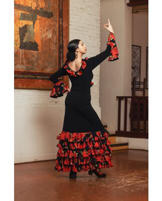 Falda de Flamenco Zagra Crespon