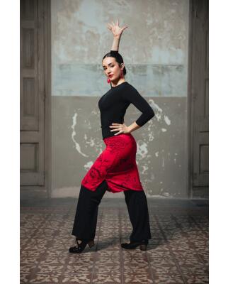 Falda de Flamenco - Pantalon Niebla