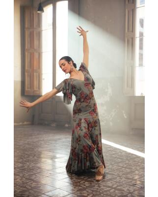 Flamenco Dress Olas estampado