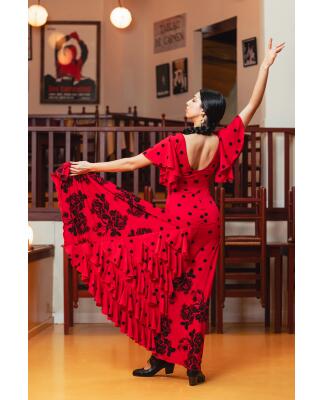 Vestido de Flamenco Temple Estampado