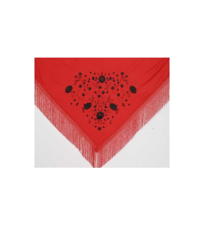 Embroidered triangular scarf 426 S (large dance size)