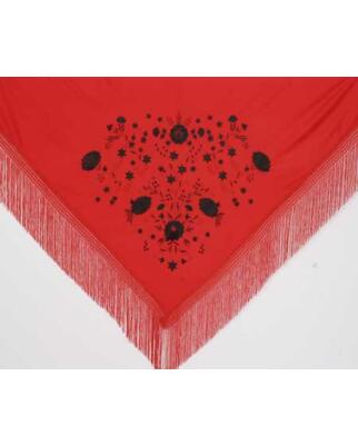 Embroidered triangular scarf 426 S (large dance size)