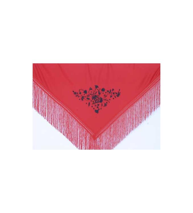 Embroidered triangular scarf 426 S (large dance size)