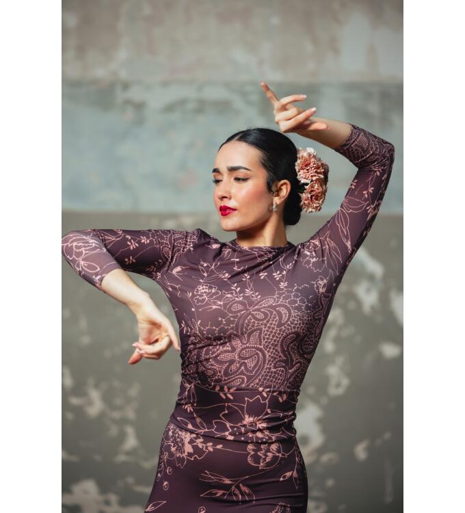 Top Berre Knit Print