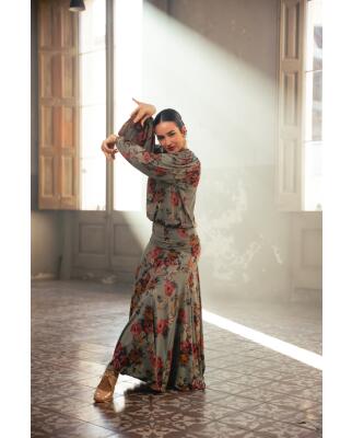 Top Baroque Knit Print