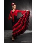 Flamencoskirt Olè España Buleria con Encaje