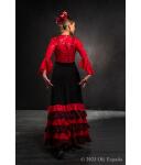 Flamencoskirt Olè España Buleria con Encaje