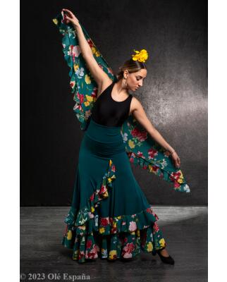 Flamencoskirt Olè España Mariella con Vuelo