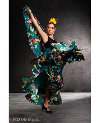 Flamencoskirt Olè España Mariella con Vuelo