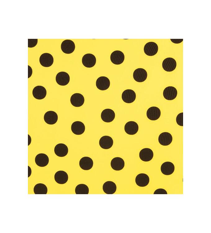 Koshibo-Crespon yellow with black dots (33 mm)