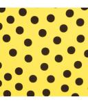 yellow with black dots (33 mm)