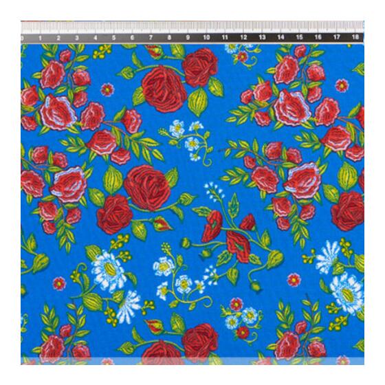 blue with Flowers