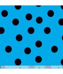 turquiose with black dots (35 mm)
