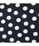 black with white Dots (23 mm)