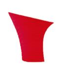 Lederüberzogen in Schuhfarbe