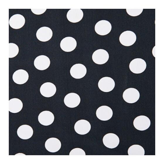 black with white Dots (23 mm)
