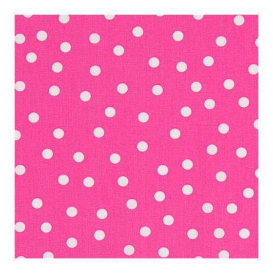 fuchsia with white Dots (23 mm)