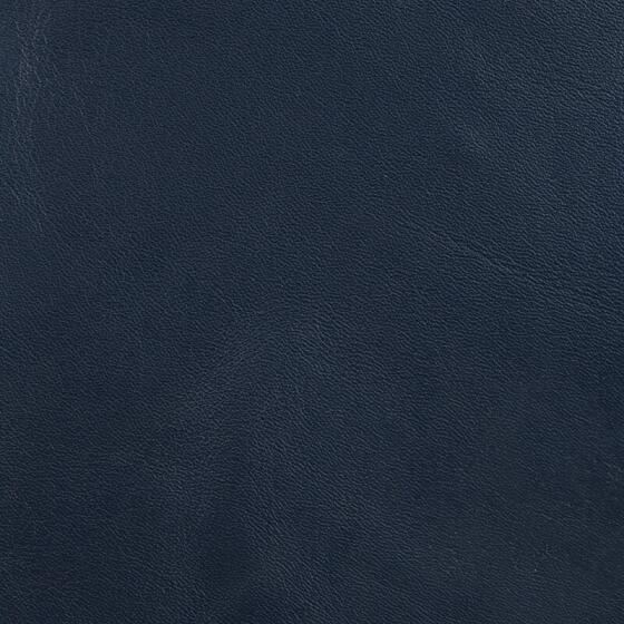Leather navy blue