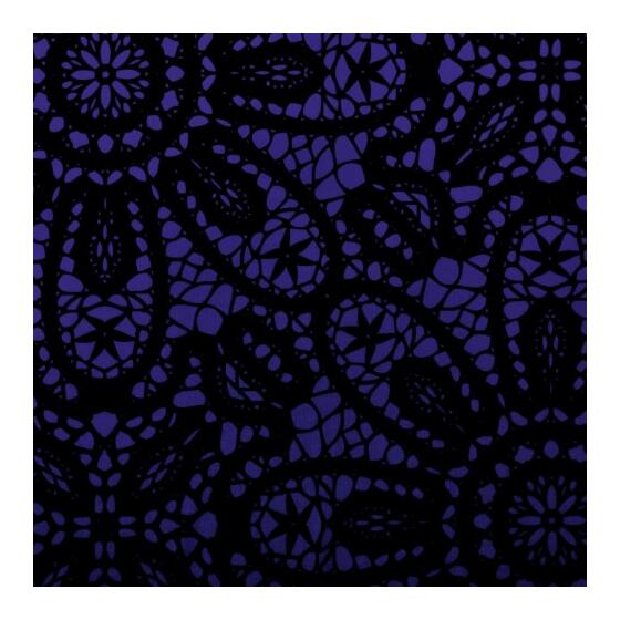 purple printed black (ET415)