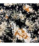 black with white Flowers (ET432)
