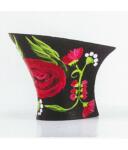 pintado a mano Flor Roja