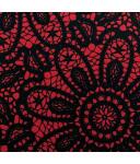 black print background red  (ET386)