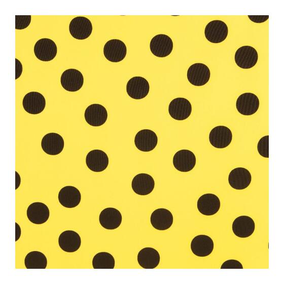yellow with black Dots (33 mm)